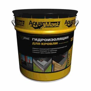Мастика битумно-резиновая (AquaMast) 10 кг, ведро