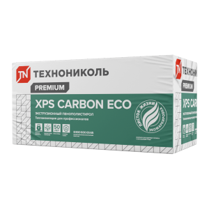 Плиты пенополистирольные экструзионные ТЕХНОНИКОЛЬ CARBON ECO FAS/2, S/1 1180*580*50-L (РФ, фрезер., с микроканавками)