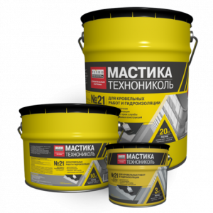 Мастика ТЕХНОНИКОЛЬ №21 (Техномаст)  10 кг, Ведро