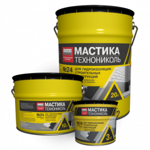 Мастика гидроизоляционная ТЕХНОНИКОЛЬ №24 (МГТН) 10 кг