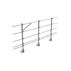 Кровельное ограждение FACHMANN КО/PL/PVC/600-2-3000